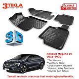 Renault Megane IV 2015-2020 Premium 3D Havuzlu Paspas Seti