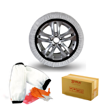 3 Tıkla Premium 275 40 R20 Dayanıklı Kar Patinaj Çorabı XX Large