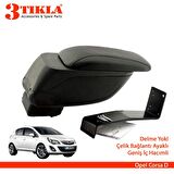 3 Tıkla Opel Corsa D Geniş Hacimli  Delmesiz Çelik Ayaklı  Kolçak Kol Dayama
