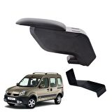 3 Tıkla Renault Kangoo 2008 Delmesiz Çelik Ayaklı Siyah Kolçak Kol Dayama