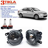 Citroen C-Elysee 2014 Sis Farı Set  Oem:  8200074008