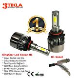 Mercedes C Serisi W202 1993 Uzun Far H1 Beyaz Led Xenon Şimşek Etkili 8000 Lümen