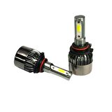 Renault Megane 1996-2003 Çift Gözlü Kısa Far Ampul H7 Beyaz Led Xenon 8000 Lümen