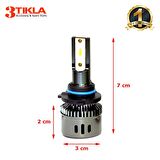 Wise Beyaz H11 Mini Led Xenon Şimşek Etkili 12000 Lümen