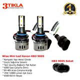 Wise Beyaz HB3 9005 Mini Led Xenon Şimşek Etkili 12000 Lümen