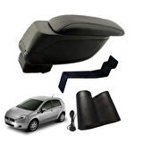 3 Tıkla Eko Set Fiat Grande Punto 2009 Geniş Hacimli  Delmesiz Çelik Ayaklı  Kolçak ve Direksiyon Kılıfı