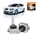 Seat Leon MK2 2006-2012 D1S / D1R 4300K Sarı HID Xenon Ampul 2 Adet