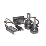 Seat Leon I 1999-2006 Kısa Far GT Nano Beyaz H7 Mini Led Xenon Şimşek Etkili 22000 Lümen