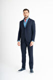 Süper Slim Fit Takım Elbise - Lacivert 54