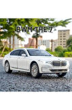 BMW 760Lİ Araba BMW 7 Serisi Araba 1:24 Diecast Metal Model Araba Koleksiyon Araba Sesli Işıklı