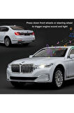 BMW 760Lİ Araba BMW 7 Serisi Araba 1:24 Diecast Metal Model Araba Koleksiyon Araba Sesli Işıklı
