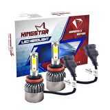 Diamond-X H11 Beyaz Led Xenon Şimşek Etkili Far Ampül 8000 Lümen