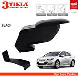 3 Tıkla Opel Astra J Sedan Delmesiz Çelik Ayaklı Siyah Kolçak Kol Dayama