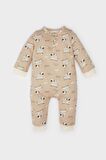 DeFacto Erkek Bebek Yenidoğan Zebra Desenli Uzun Kollu Tulum D4134A524WNBG390