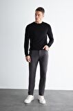 DeFacto Chino Kanvas Pantolon Slim Fit Dar Kesim Pamuklu Esnek Dar Paça C9441AX24AUAR9