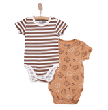 HelloBaby Aslanlı 2'li Kısa Kol Body
