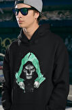 Tasarım Doctor Doomsday Baskılı Unisex Oversize Avengers Hoodie