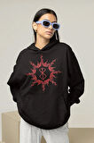 Anime Berserk Dizi Temalı Baskılı Unisex Oversize Hoodie