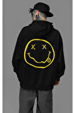 Nirvana Yazılı Unisex Oversize Tasarım Hoodie