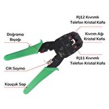 ZhlTools 3'ü 1 Arada Modüler Kablo Sıkma,Soyma ve Kesme Pensesi