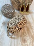 Hasır Rattan Ekmeklik Oval Ekmek Sepeti 24x18 cm