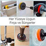 Zhltools 31 Parça Çok Amaçlı Ev Banyo ve Araç Matkap ucu Temizlik Seti