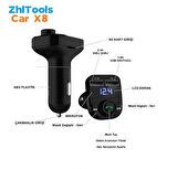 Zhltools Car X8 Otomobil Fm Transmitter Bluetooth Usb Mp3 Sd Kart 
