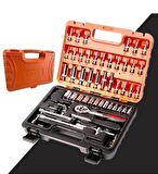 Zhltools Cr-v Max Cırcırlı 53 Parça Lokma Anahtar Takımı Bits Uç Seti İle Tam Set