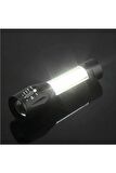Zhltools Ultra Güçlü 5W Cob Led Usb Şarjlı El Feneri Avcılık, Doğa, Kamp, Deprem Çantasına Uygun