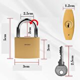 Zhltools 30mm Dolap Çanta Bavul Kilidi Asma Kilit