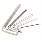 Zhltools 10 Parça Çelik Alyan Seti Kısa Düz Köşe Alyan Anahtar Takımı
