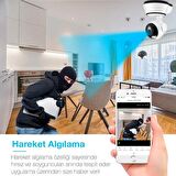 ALLY 1080P HD Gece Görüşlü Hareket Sensörlü WIFI Güvenlik Kamerası