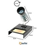 Zhltools Metal Temizleme Keçeli Süngerli Lehim Altlığı Kalem Havya Sehpası Standı