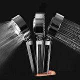 Zhltools Çift Taraflı Yüksek Basınçlı Su Akıtan Şampuan Hazneli Tasarruflu Duş Başlığı
