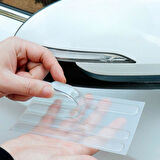 Zhltools Oto Darbe Koruyucu Şeffaf Kendiliğinden Yapışkanlı Bantlar 4 Adet Set