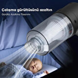 Zhltools ST-6644 6000R Portatif Vakumlu Üflemeli Mini Araç Süpürgesi - Toz ve Kül Temizliği​