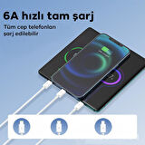 ALLY PD40 2xType-C + USB QC3.0 PD 45W Hızlı Sarj Adaptörü Sarj Başlığı Siyah