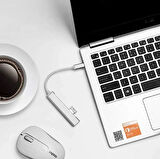 Zhltools C-809 4in1 Type-C to USB Hub Adaptör Çevirici Dönüştürücü Çoğaltıcı