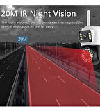 Zhltools 4mp Çift Lens Ip Kamera - Wıfı Açık Otomatik İzleme, Su Geçirmez Kablosuz Güvenlik Ev Kamerası, Renkli Gece Görüş