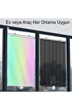 Zhltools Araba Araç Içi Katlanabilir Araç Oto Ön Cam Güneşlik Branda 50x125cm Siyah