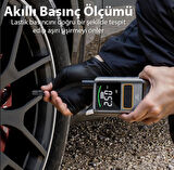 ALLY ST-5528 Dijital Basınç Göstergeli Oto Lastik Şişirme Pompası Hava Kompresörü