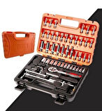 Zhltools Cr-v Max Cırcırlı 53 Parça Lokma Anahtar Takımı Bits Uç Seti