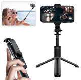 Zhltools Masaüstü Tripod Olabilen Telefon Tutuculu Kablosuz Kumandalı Selfie Çubuğu