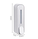 Zhltools Beyaz Duvara Monte Sıvı Sabunluk Dispenser - 300 ml