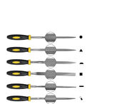 Zhltools 18 cm Mini 6lı Eğe Törpü Seti