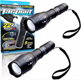 ZHLTOOLS Pilli Parlak Led 5 Mod Ampul Suya Dayanıklı Mini El Feneri