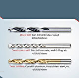 Zhltools Matkap Ucu Seti- Beton Metal Ahşap Matkap Ucu Drill Bits Set 16 lı SET