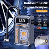 Zhltools 150psi Taşınabilir Araba yüksek güçlü elektrikli kablosuz lastik hava pompası