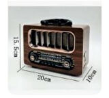 Everton Rt-658  Bluetooth Fm-Usb-Tf-Aux Şarjlı Nostaljik Radyo