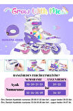 Unicorn Işıklı Paten 2+2 Gökkuşağı Kız Çocuk Pateni Silikon Teker Kask Dizlik Dirseklik Setli